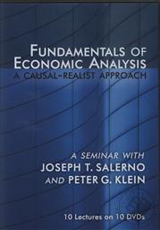 Fundamentals of Economic Analysis: A Causal-Realist Approach,Joseph T. Salerno, Peter G. Klein