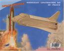 3-D Wooden Puzzle: Space Shuttle (Wood Craft Construction Kit) 38 Pieces Ages 6 and Up,Puzzled Inc